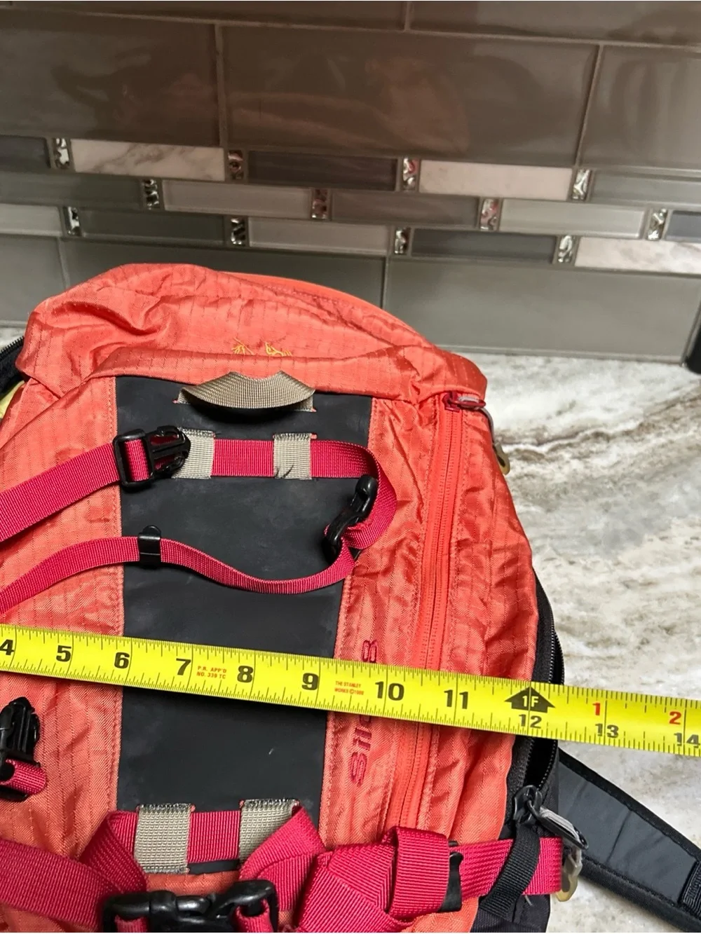 ARC'TERYX Silo 18 Backpack Vintage Padded Lightweight Hiking Orange/black. Bag